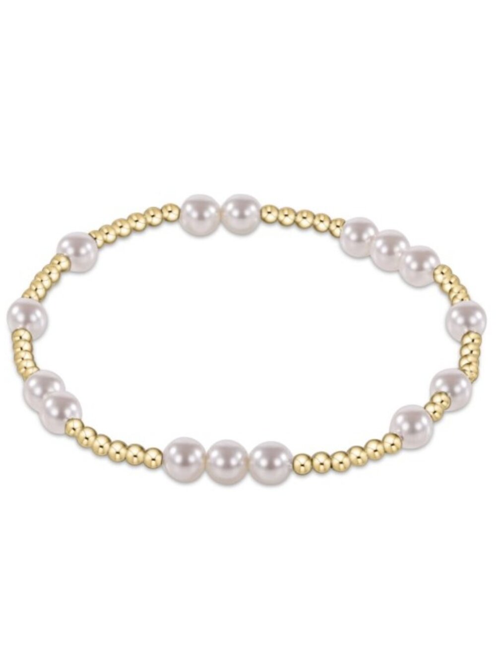 New Enewton Hope Unwritten Pearl 5mm 14kt Gold-filled Beads Bracelet